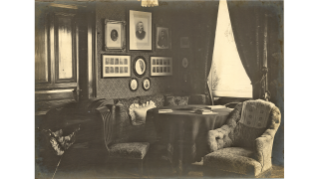 1901, Wohnzimmer in der Altstadt