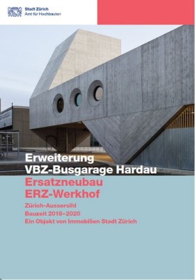Titelseite Baudokumentation Busgarage Hardau