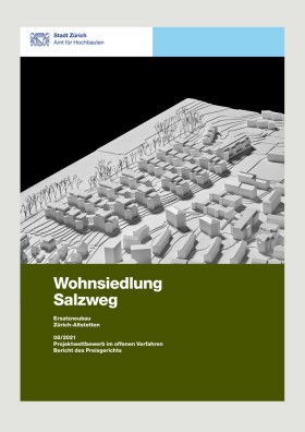 Titelseite Jurybericht Wohnsiedlung Salzweg