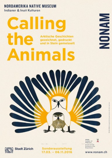 Bild: NONAM-Ausstellungsplakat Calling the Animals
