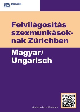 Kép a prospektusból «Felvilágosítás szexmunkásoknak Zürichben (Magyar)»