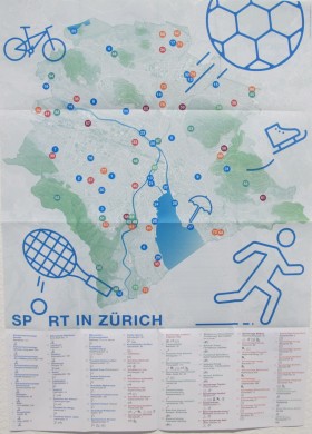 Karte Sport in Zürich