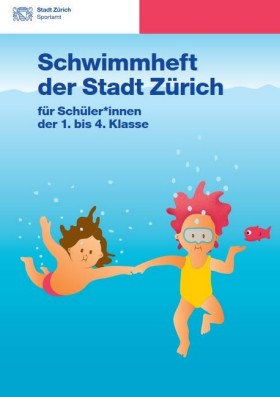 Titelseite Schwimmheft der Stadt Zürich