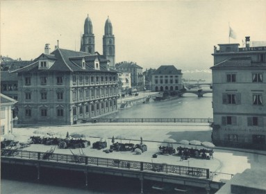 Rathausbrücke um 1895 von Ludwig von Tetmajer