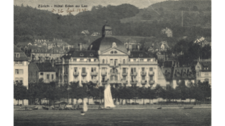1909, Hotel Eden au Lac am Utoquai