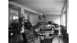 1951, Autohaus Hillman Commer an der Claridenstrasse 19