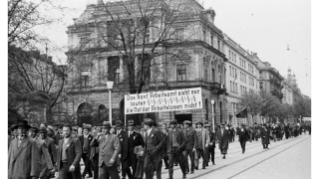 1936, 1.-Mai-Umzug (Quelle: Sozialarchiv)