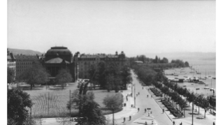 Um 1940, der Sechseläutenplatz als Anbaufläche