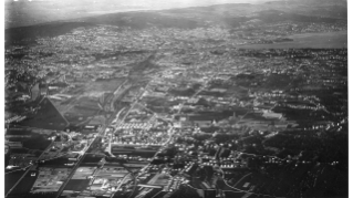 1929, Luftbild von Zürich