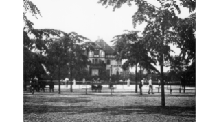 Um 1900, Belvoirpark in der Enge