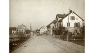 1890, die Schaffhauserstrasse in Seebach