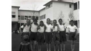 1937, Einweihung des Schulhauses Kappeli in Altstetten