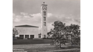 1939, reformierte Kirche Auf der Egg in Wollishofen, 1936 gebaut