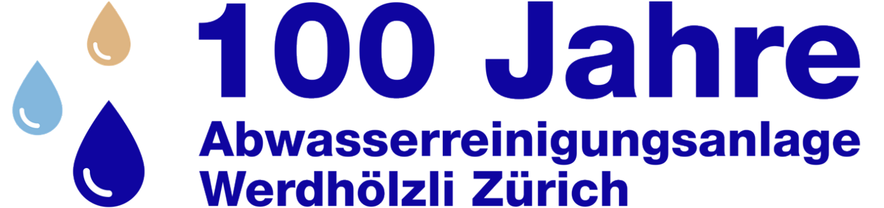 Logo 100 Jahre Abwasserreinigungsanlage Werdhölzli