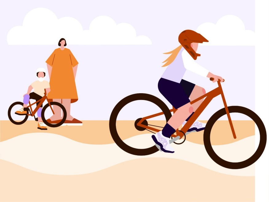 Atleta Illustration Biken