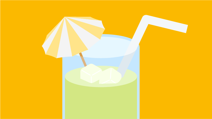 Illustration Sommergetränk