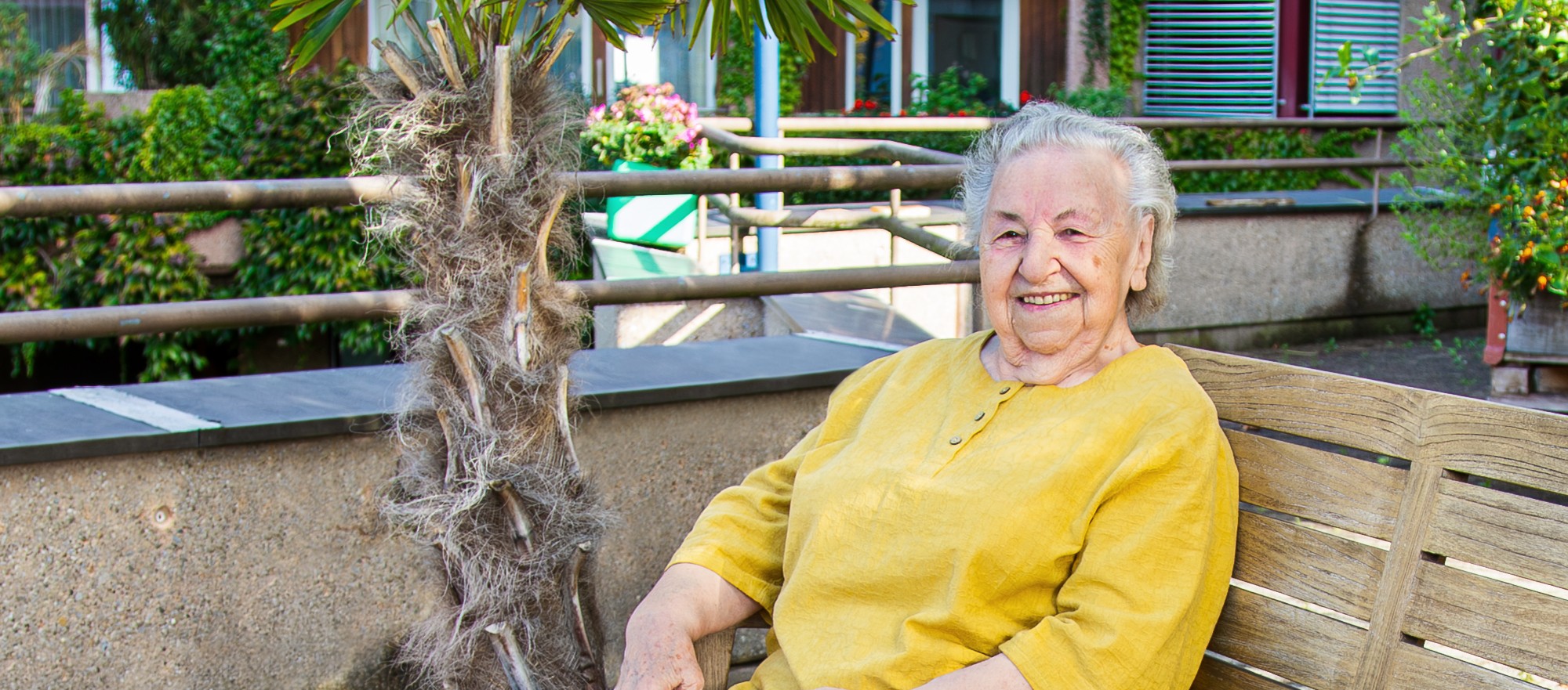 Susanne Meier, Bewohnerin im Gesundheitszentrum für das Alter Grünau