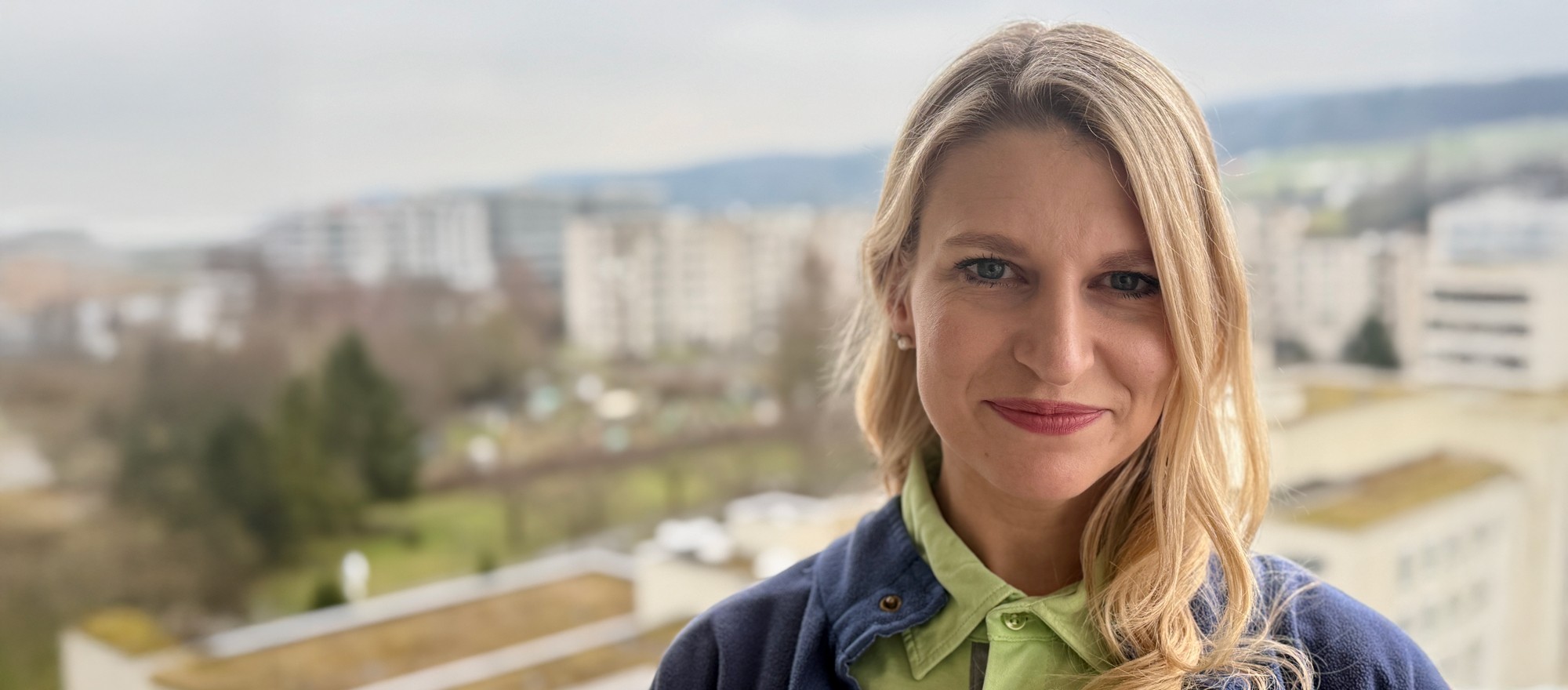 Nathalie Bitz (39) arbeitet als Abteilungsleiterin einer Langzeitpflegestation im Gesundheitszentrum für das Alter Mattenhof.