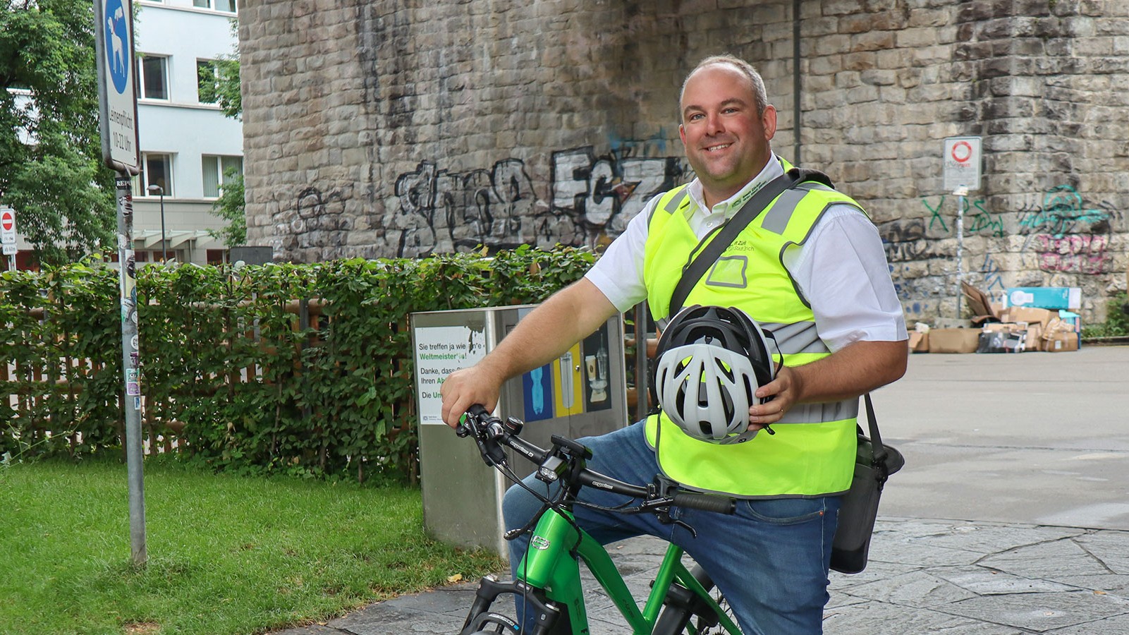 Daniel, Leiter Grüne Dienstleitungen bei Grün Stadt Zürich