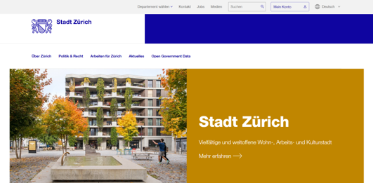 Website Zürich