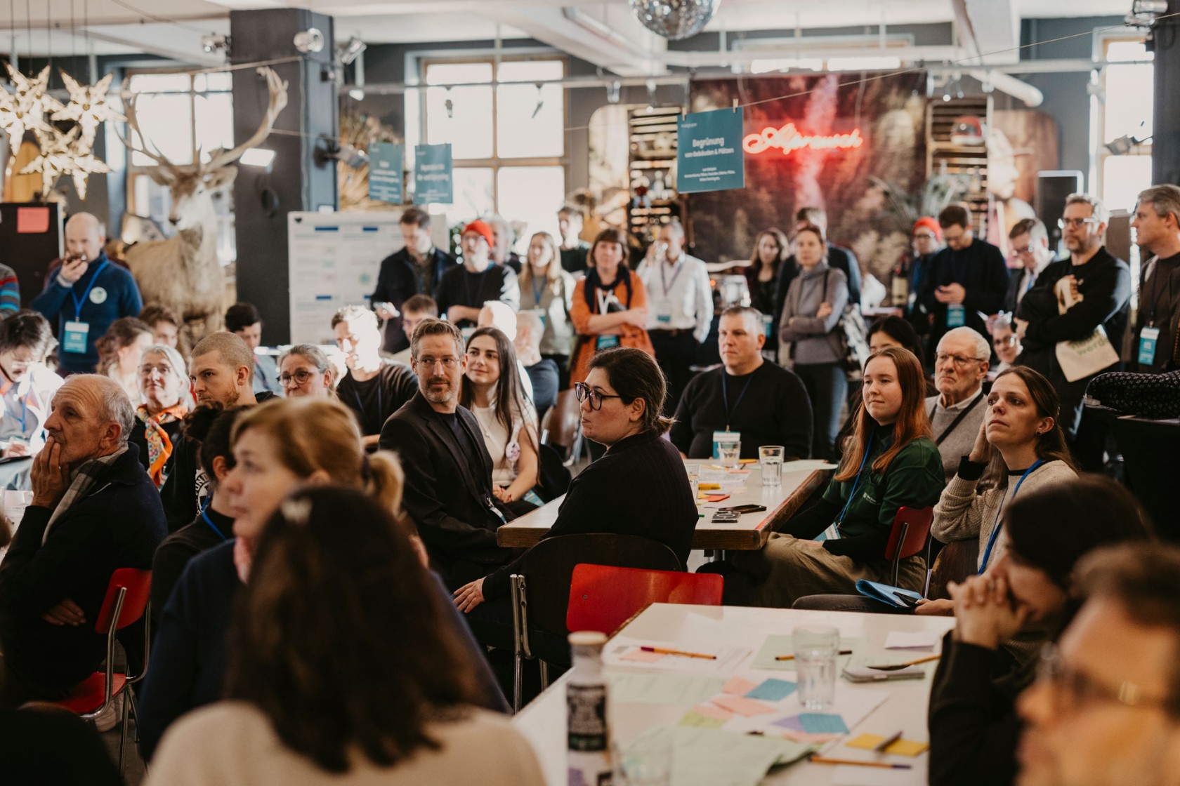 Teilnehmende am Klimaforum