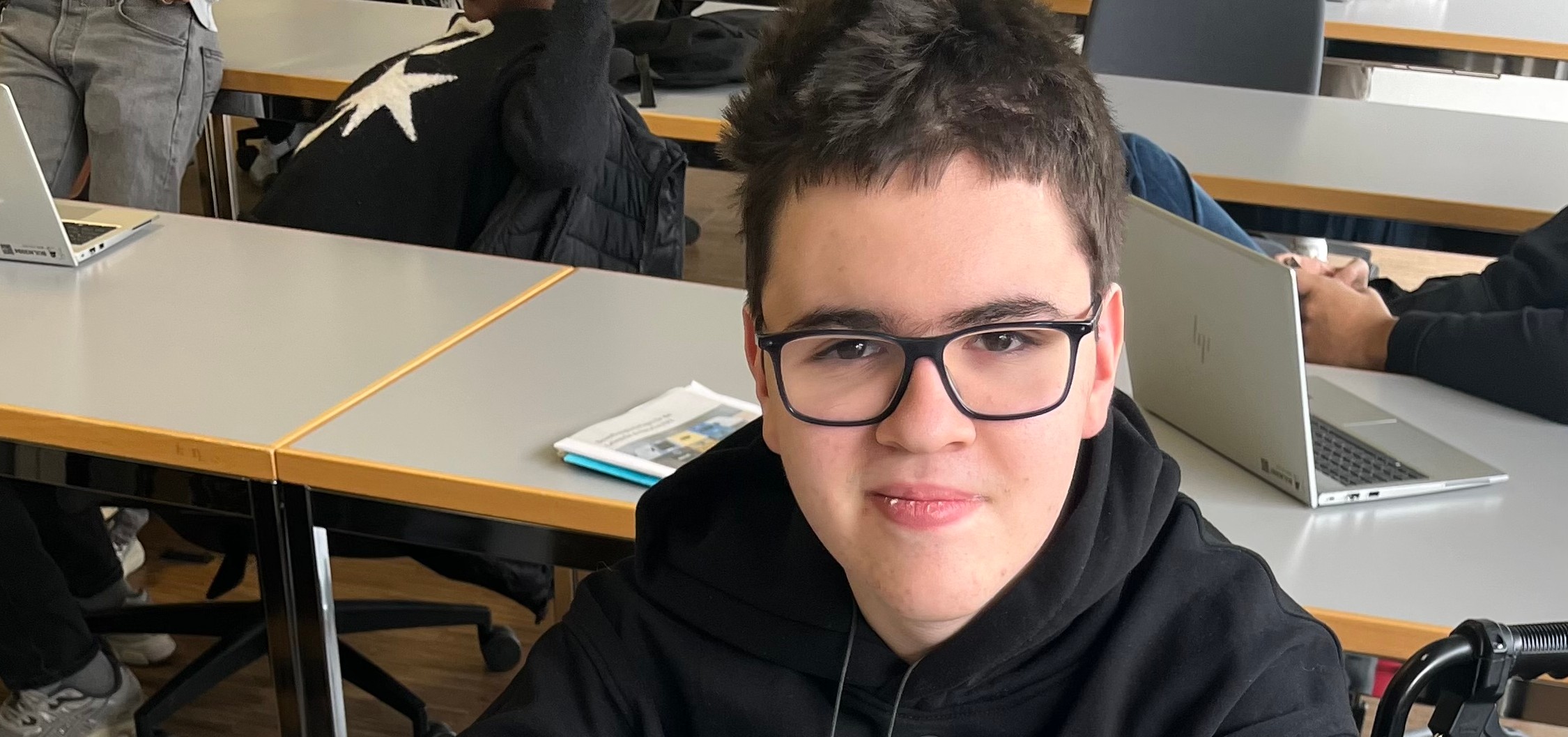 Oliver Breznjak im Berufsvorbereitungsjahr