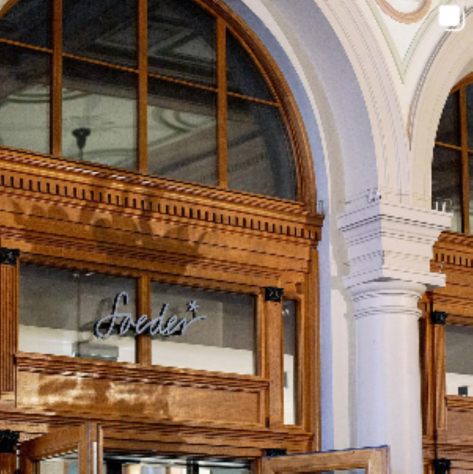 Der Schriftzug «Soeder» über dem Eingang des neuen Geschäfts im Zürcher Hauptbahnhof.