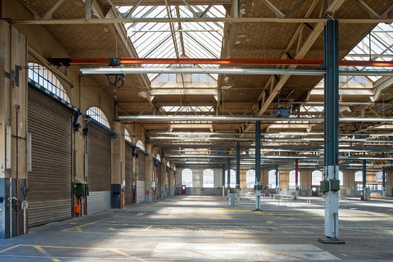 Wo die SBB früher Züge überholten, können künftig Events stattfinden. Die «Werkstadt Zürich» in Altstetten