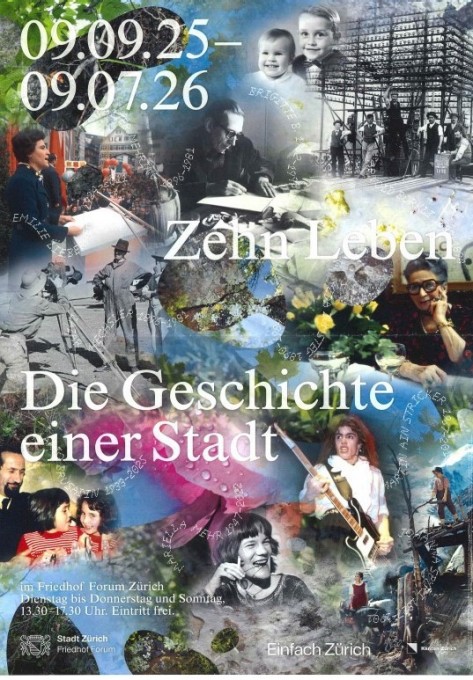 Cover Foto Ausstellungsflyer «Zehn Leben»