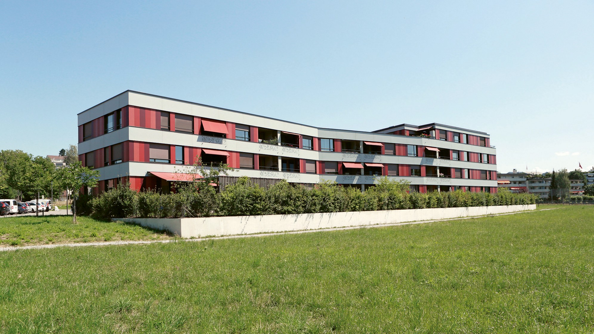 Hausansicht von der Pflegegruppe Köschenrüti