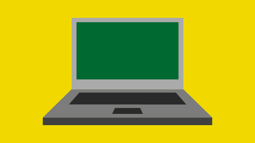 Illustration von einem Laptop