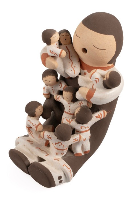 Storyteller, Chris Teller, Isleta, New Mexico, Sammlung NONAM