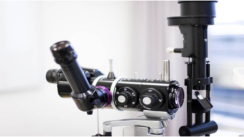 Augenkontrolle in der Augenklinik