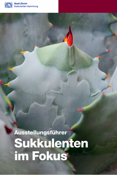 Titelbild des Ausstellungsführers in Deutsch.