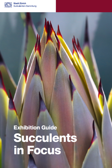 Cover picture of the exhibition guide in German.