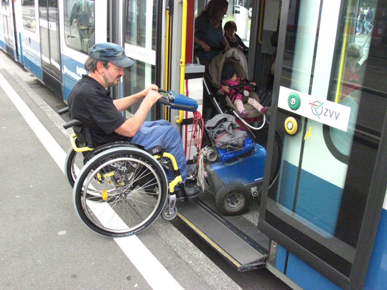 Reisen mit einer Gehbehinderung