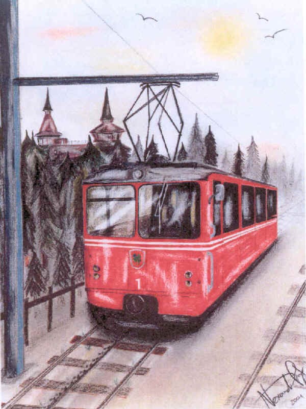 Dolderbahn in ihren Anfängen
