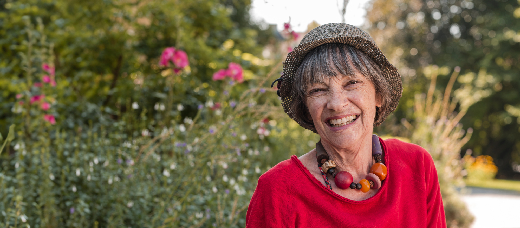 Eliane Wiget, Bewohnerin im Gesundheitszentrum für das Alter Klus Park