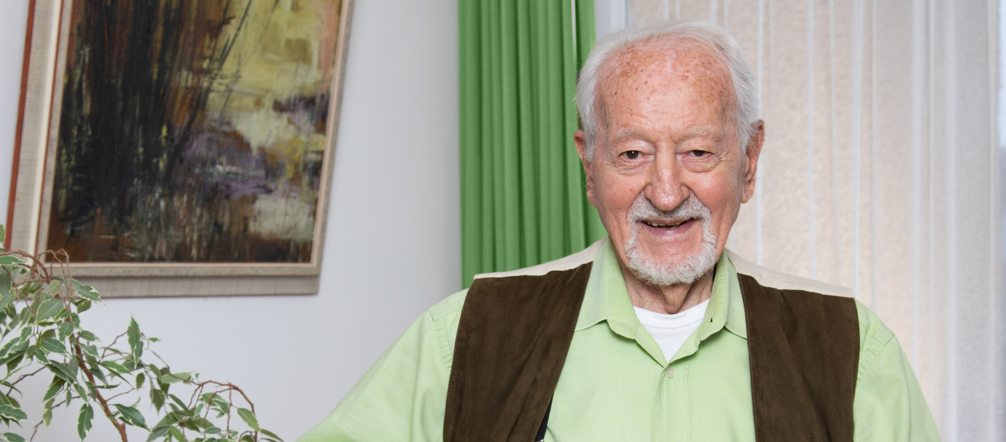 Fernand Friedländer , Bewohner im Gesundheitszentrum für das Alter Dorflinde