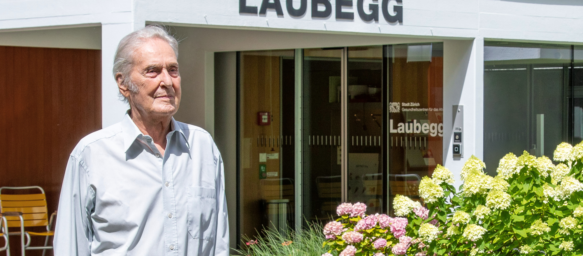 Jakob Zahner , Bewohner im Gesundheitszentrum für das Alter Laubegg