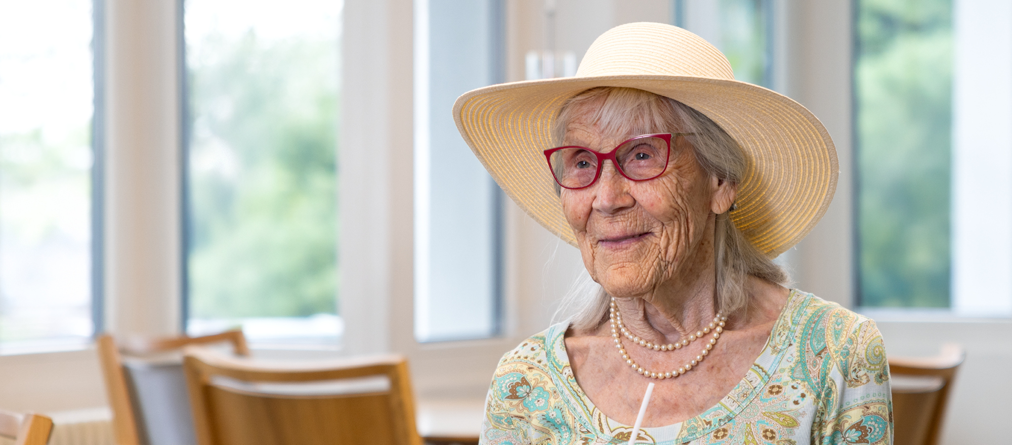 Susanna Guyot, Bewohnerin im Gesundheitszentrum für das Alter Rebwies