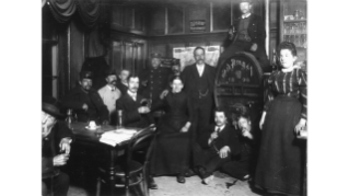 1901, Restaurant Helvetia an der Kasernenstrasse