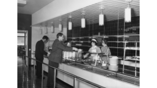 1963, Personalrestaurant der SUVA an der Dreikönigstrasse