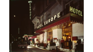 1971, Hotel Europe in Riesbach