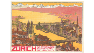 Stadtführer von Zürich um 1908