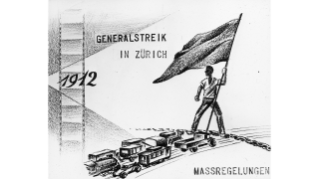 1912, Generalstreik in Zürich (Quelle: Sozialarchiv)
