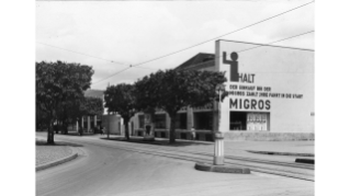 1940, Migros am Limmatplatz im Industriequartier
