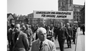 1976, 1.-Mai-Umzug (Quelle: Sozialarchiv)