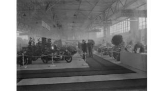 1932, Messe Motor Comptoir, Ausstellung Motorfahrradvereinigung Zürich in der Autohalle am Letzigraben in Albisrieden