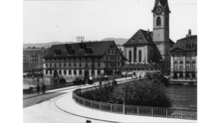 1893, Kaufhaus mit Verkaufslokal des LVZ am heutigen Stadthausquai